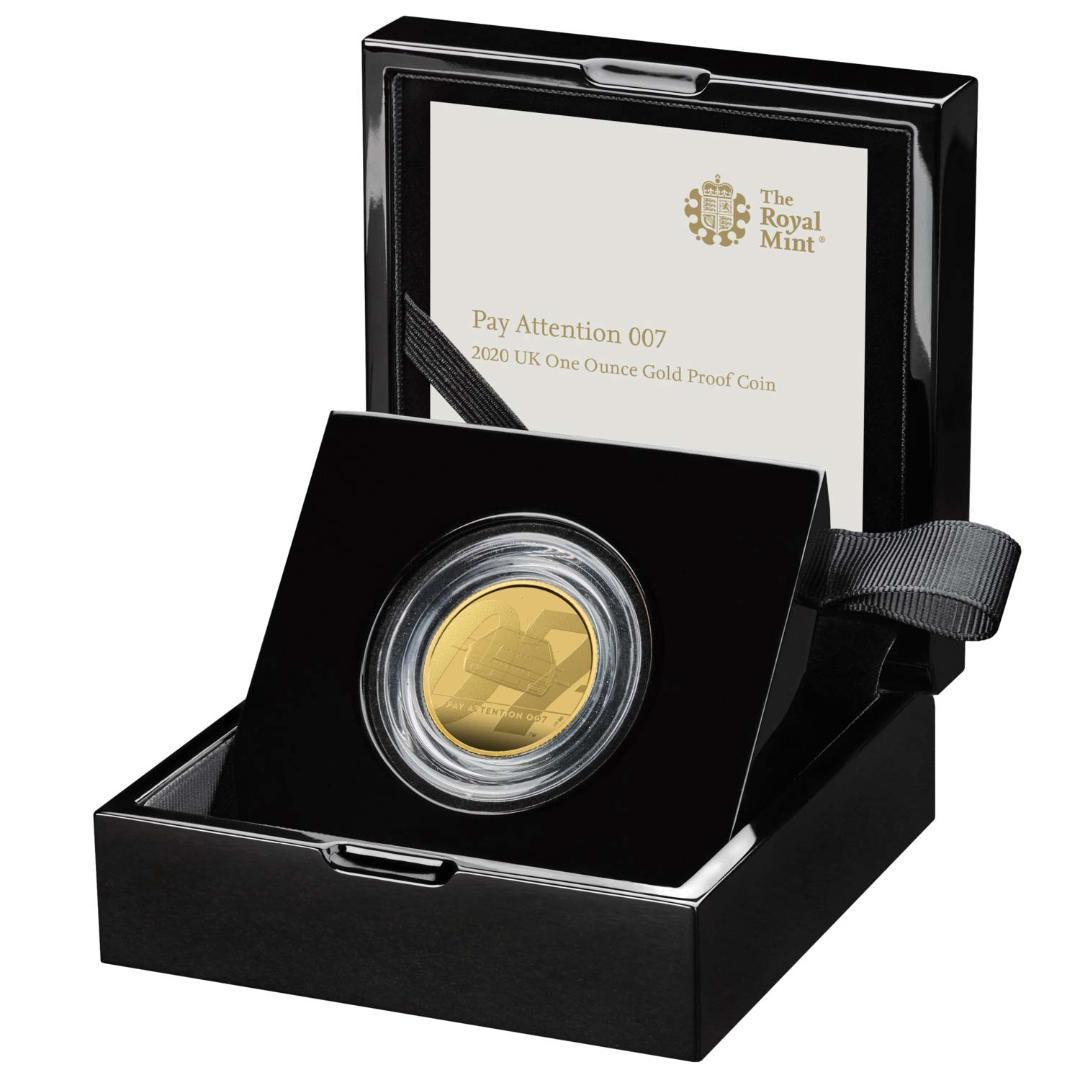 [Highest Appraisal PF70] 007 Pay Attention James Bond Gold Coin - Image 5 of 7