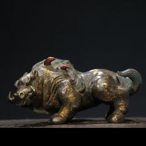 Copywriting Ornament Copper Metal Extension [Pig Gang Mane] Ornament