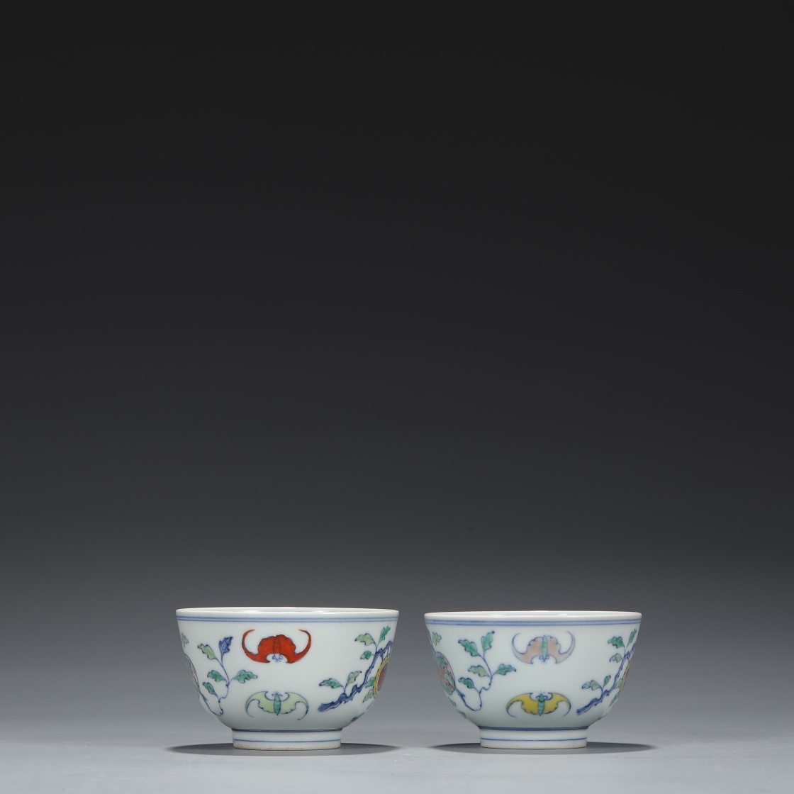 Chenghua of Ming Dynasty A pair of doucai pattern cups - Image 7 of 8