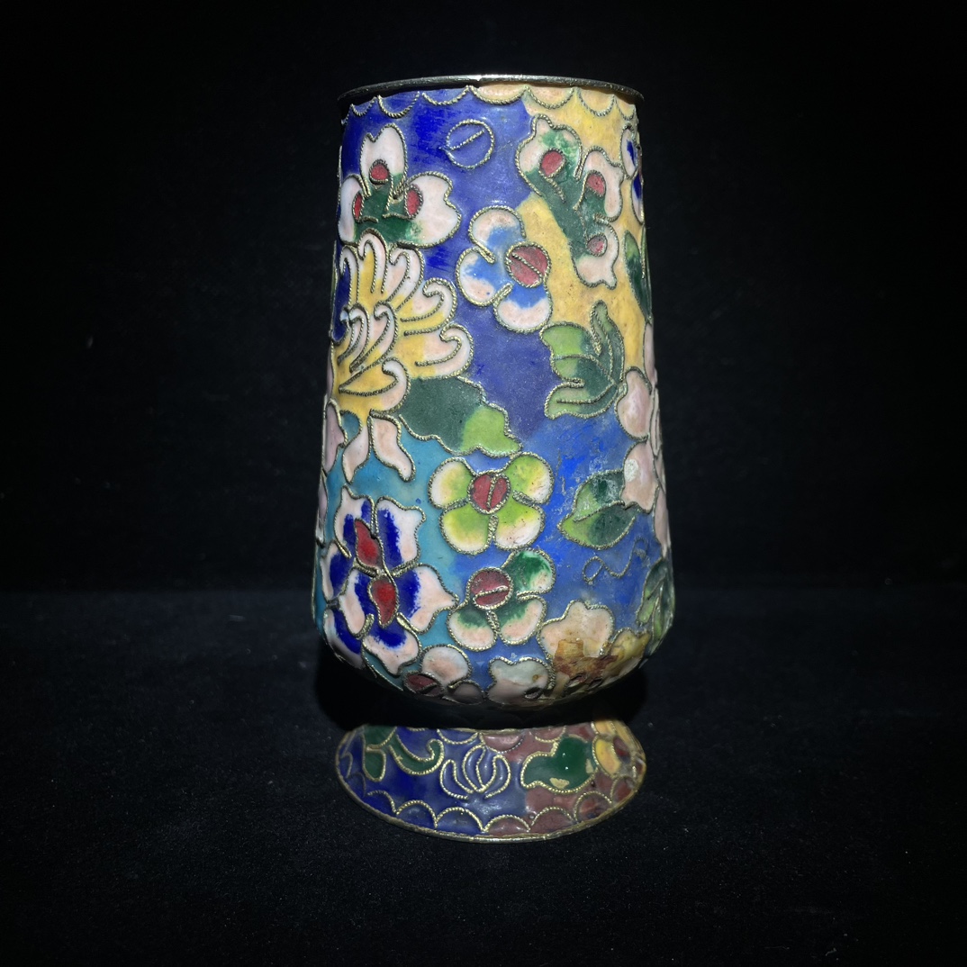 Cloisonn¨¦ enamel pen holder - Bild 4 aus 6