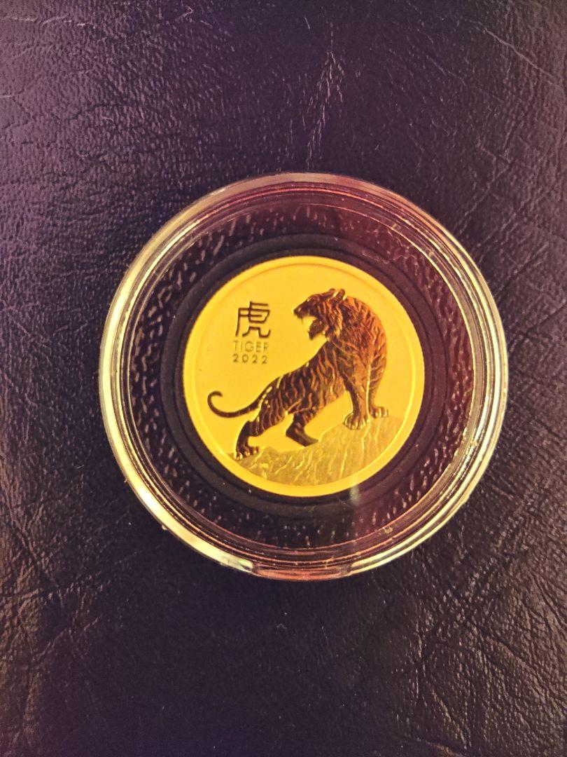 Gold coin Zodiac gold coin [Tiger] 2022 Pure gold - Bild 3 aus 5