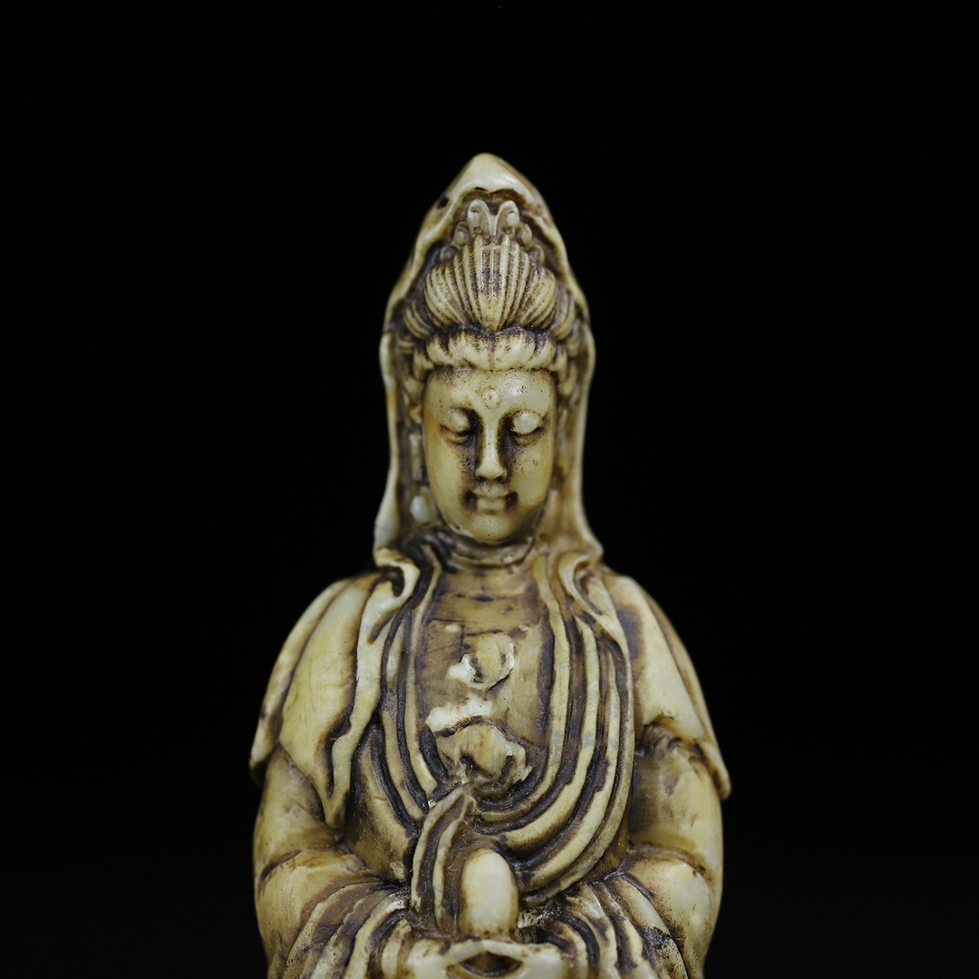 Shoushan Stone Avalokitesvara Blessing Seal - Image 2 of 9