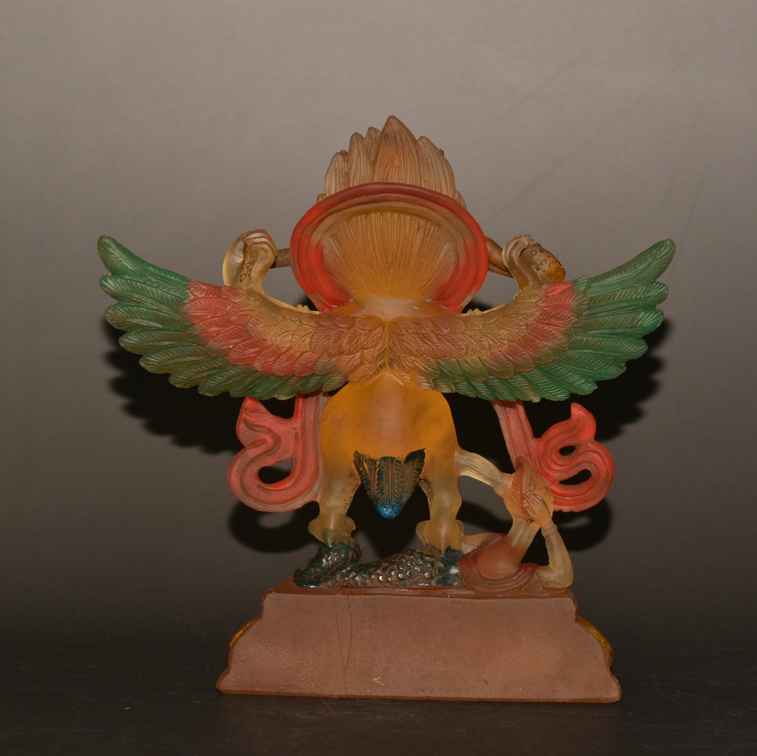 Glazed Cloisonn¨¦ Dapeng Bird Buddha Ornament - Bild 6 aus 9