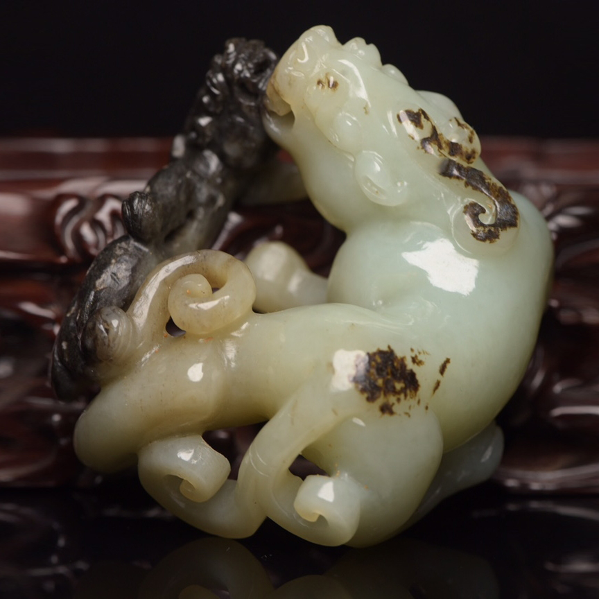 Hotan Jade Son Mother Beast