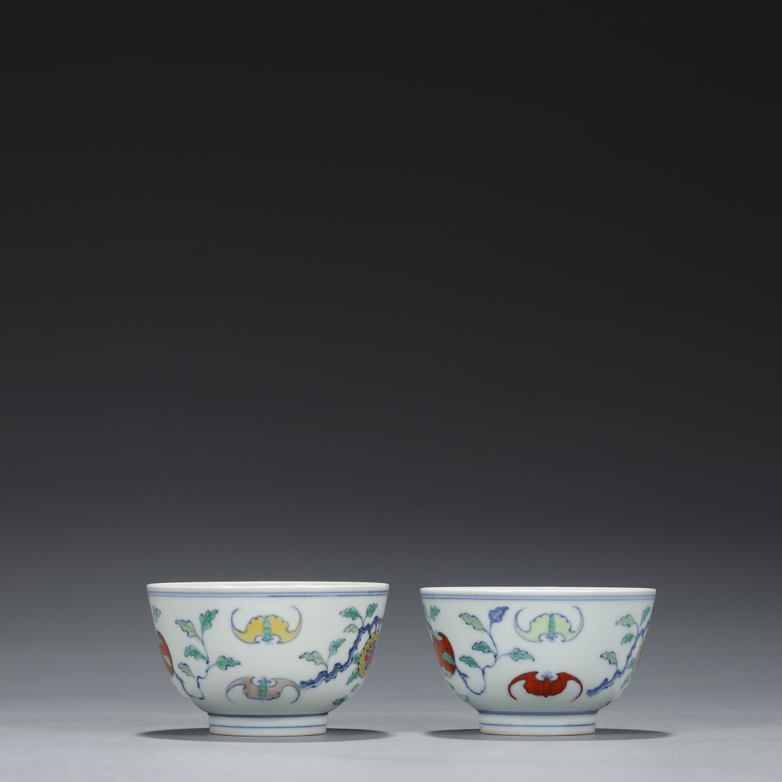 Chenghua of Ming Dynasty A pair of doucai pattern cups - Image 5 of 8