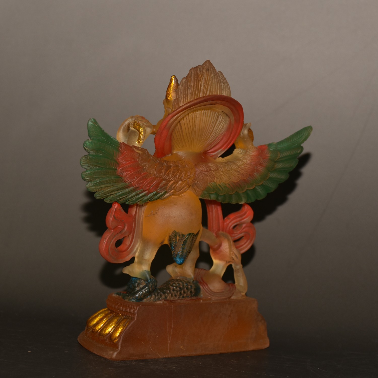 Glazed Cloisonn¨¦ Dapeng Bird Buddha Ornament - Bild 5 aus 9