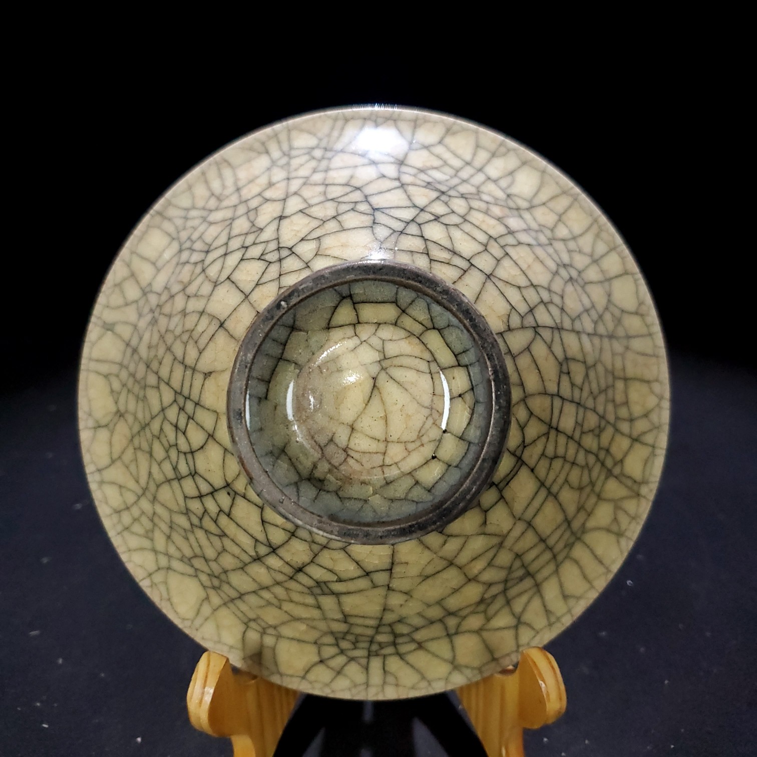Song Ge kiln bamboo hat bowl - Image 9 of 9