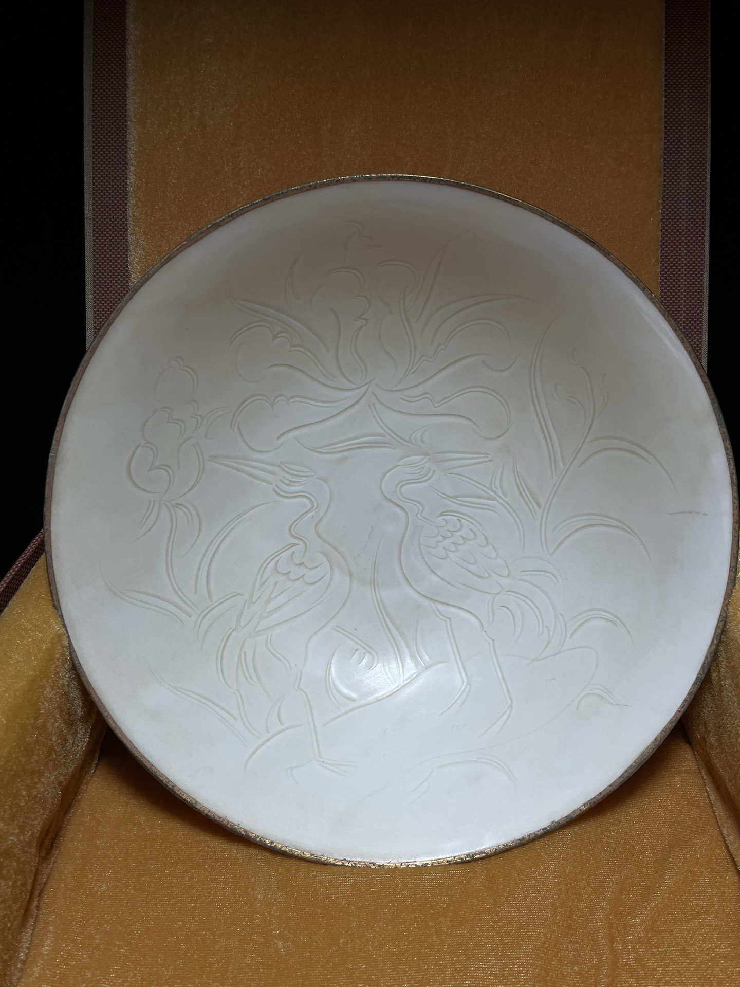 Old collection of ultra-thin porcelain large bowl from Ding kiln of Song Dynasty - Image 2 of 9