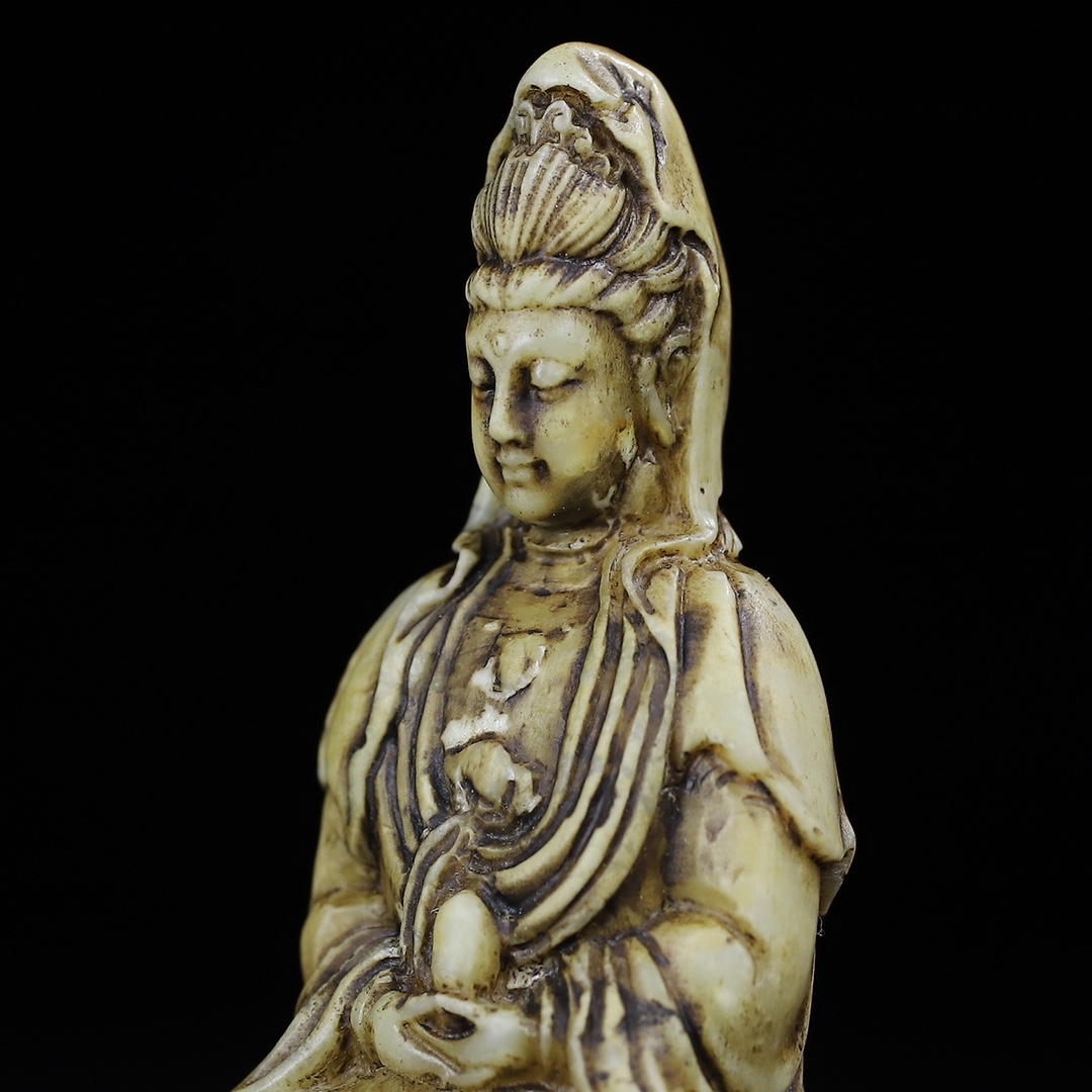 Shoushan Stone Avalokitesvara Blessing Seal - Image 6 of 9