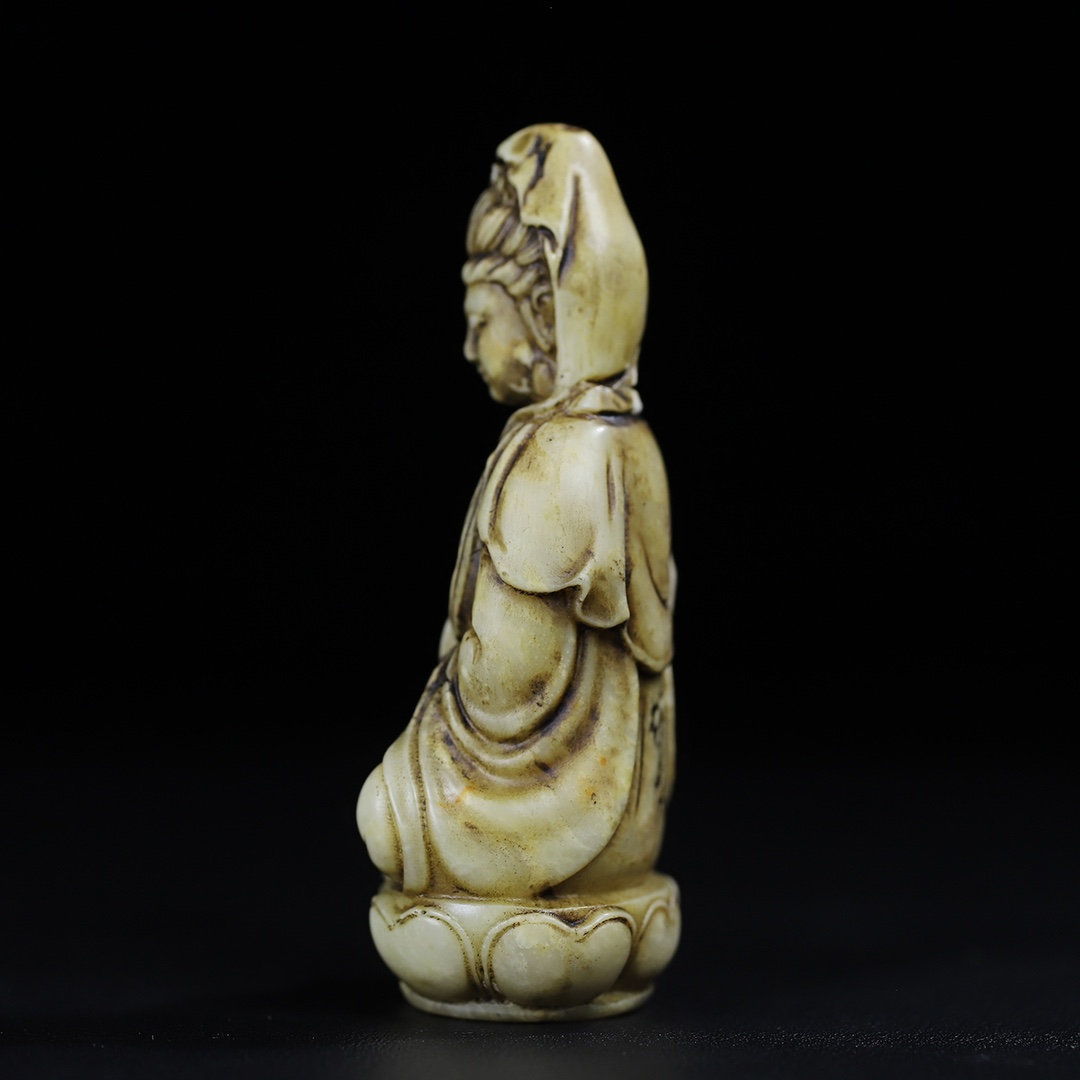 Shoushan Stone Avalokitesvara Blessing Seal - Image 7 of 9