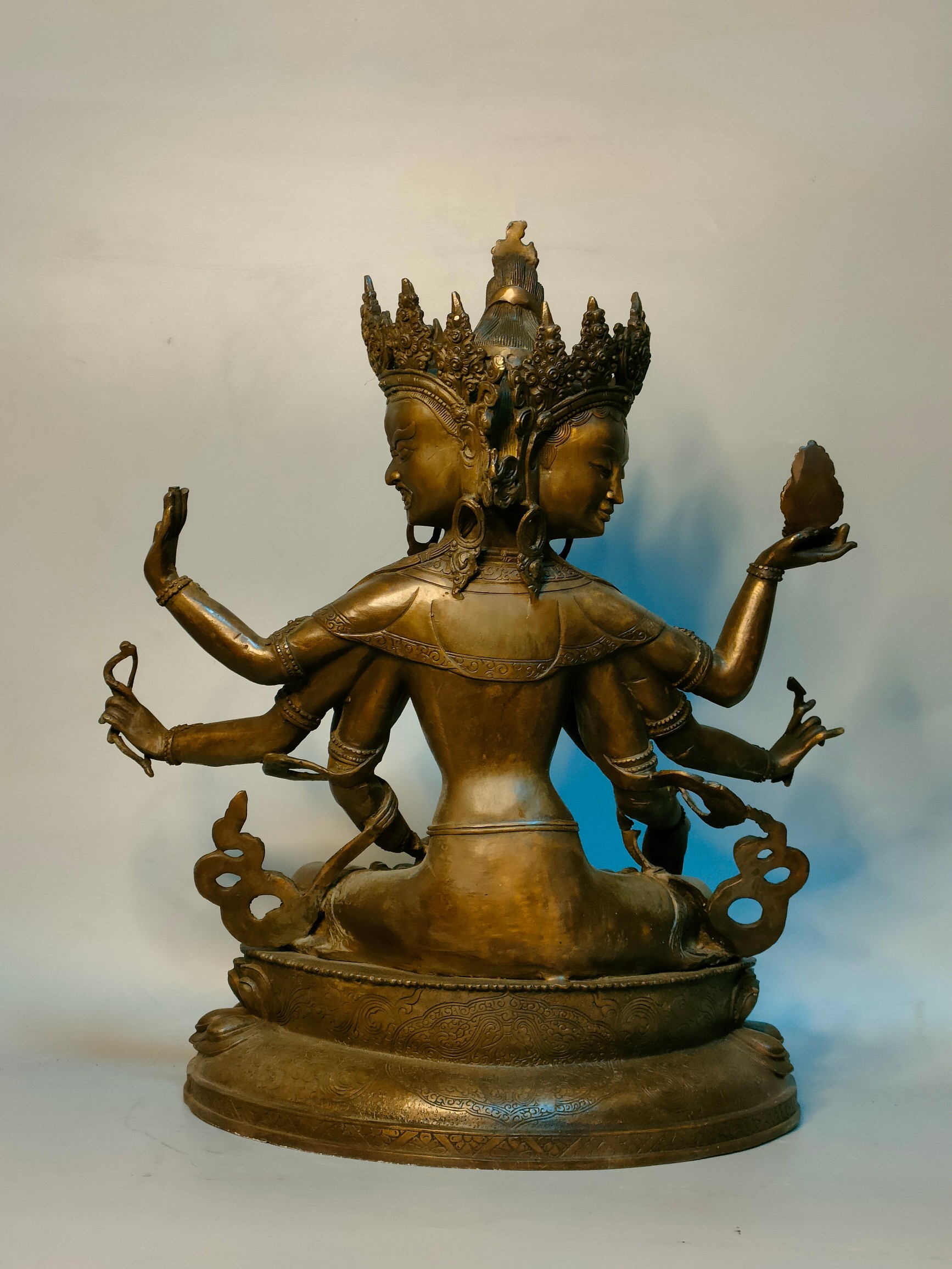 copper buddha statue - Bild 7 aus 9