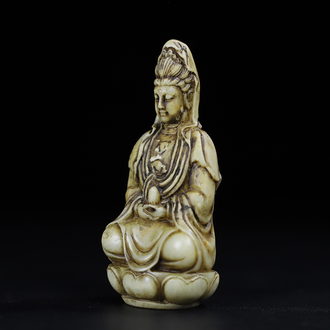 Shoushan Stone Avalokitesvara Blessing Seal - Image 5 of 9