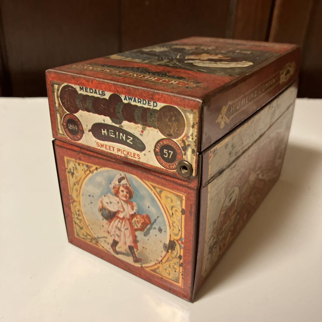 British antique tea tin - Image 6 of 12