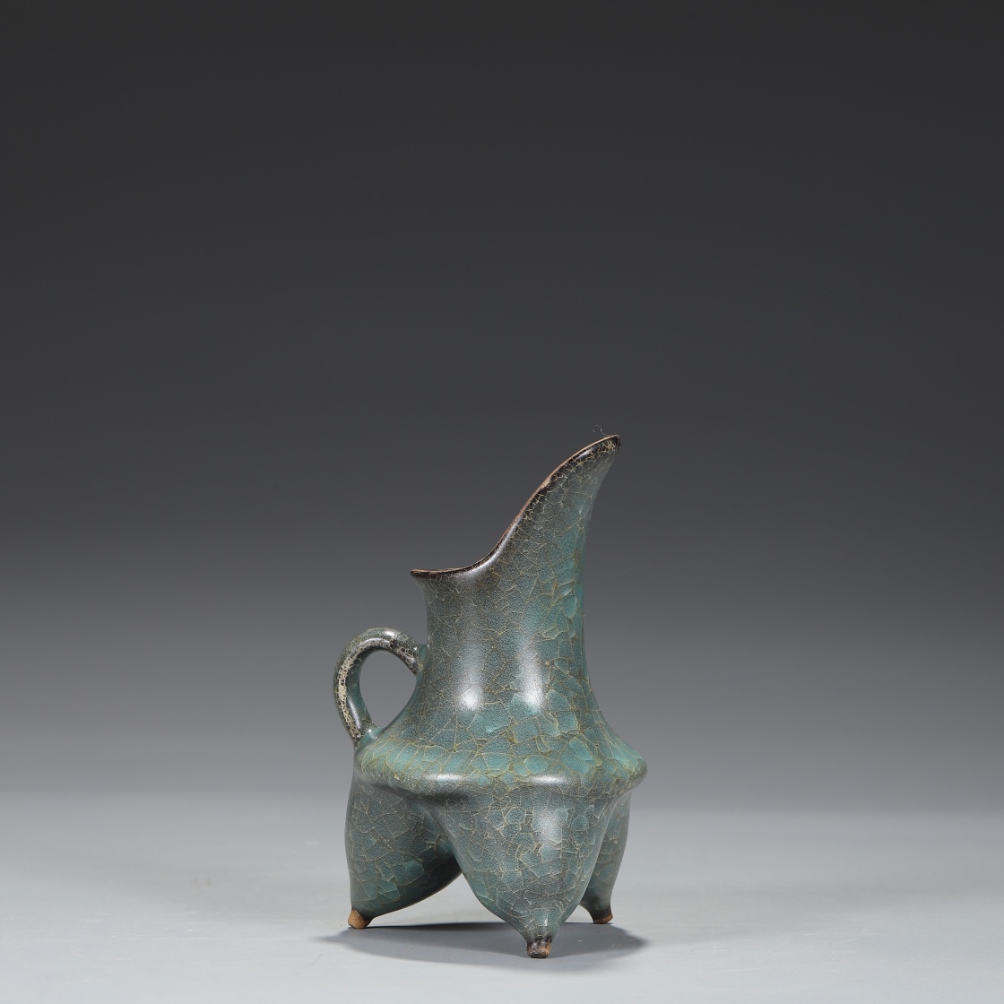 Southern Song Dynasty Xiunei Siguan kiln borneol pattern wine bottle - Image 7 of 9