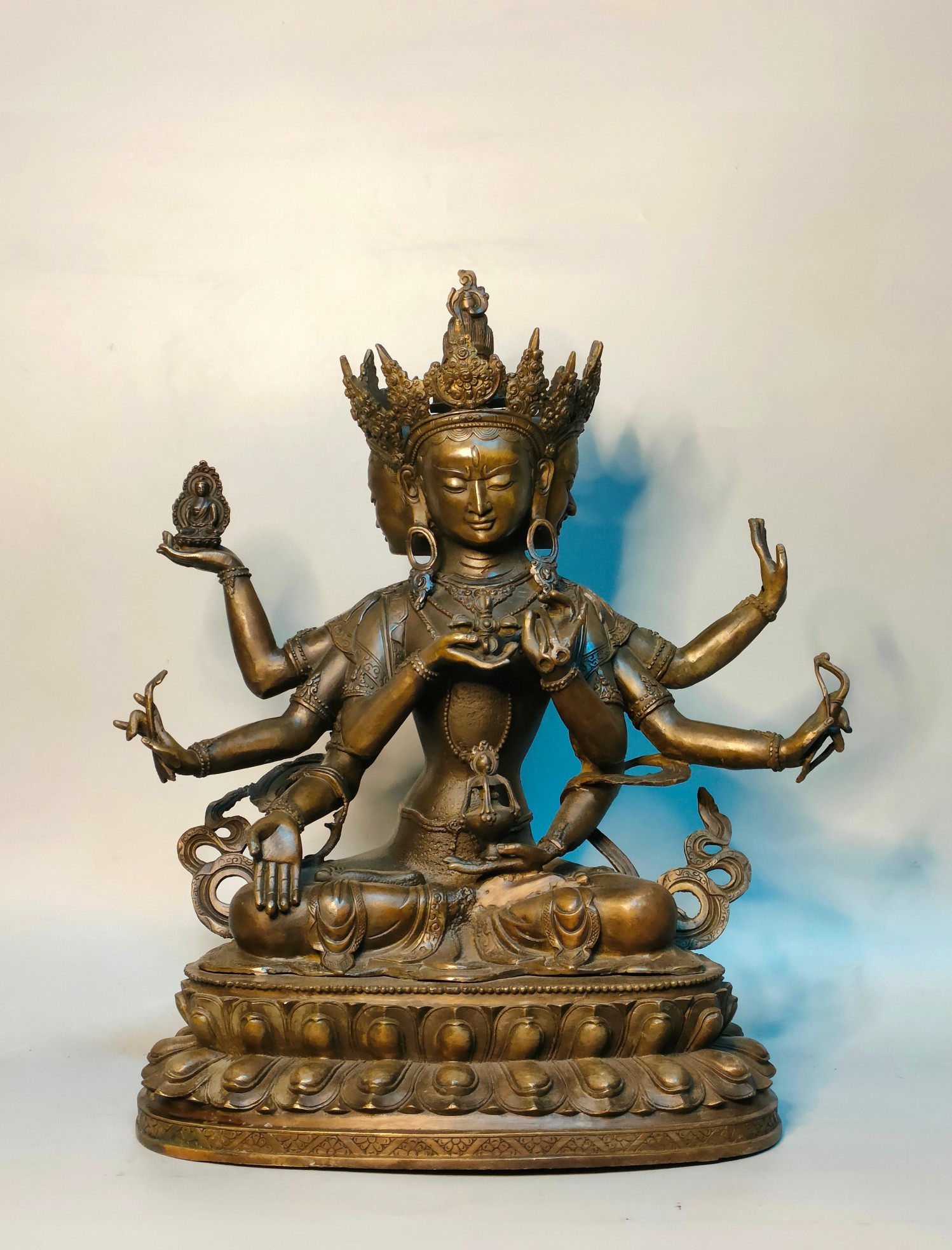 copper buddha statue - Bild 9 aus 9