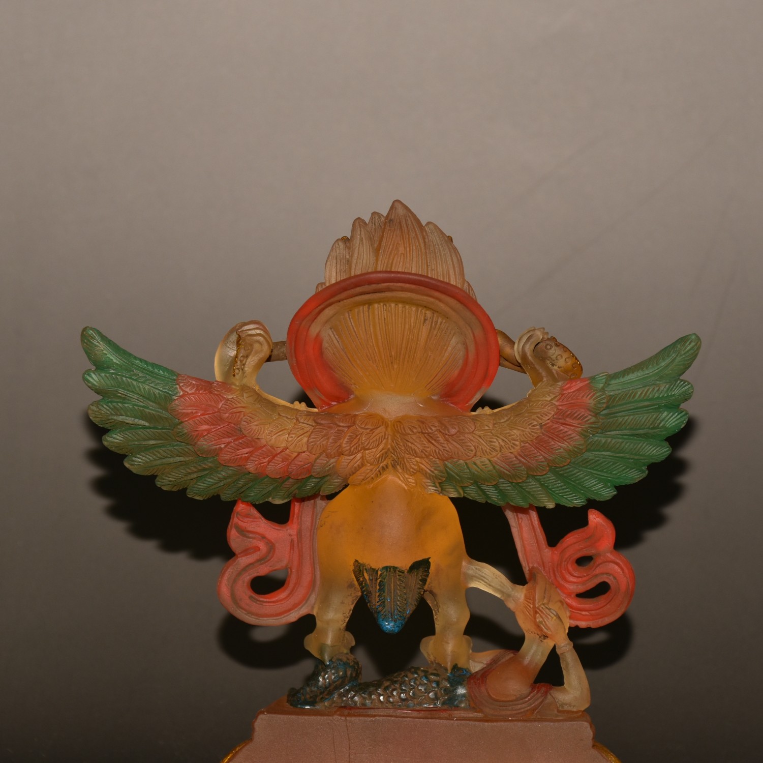 Glazed Cloisonn¨¦ Dapeng Bird Buddha Ornament - Bild 7 aus 9