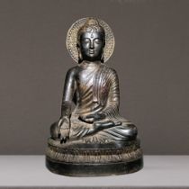 Qing Dynasty gilt bronze Buddha statue