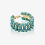 Green pine braided bracelet