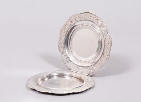 Art Déco-Puderdose, 835er Silber, Tschechoslowakei, 1929-42