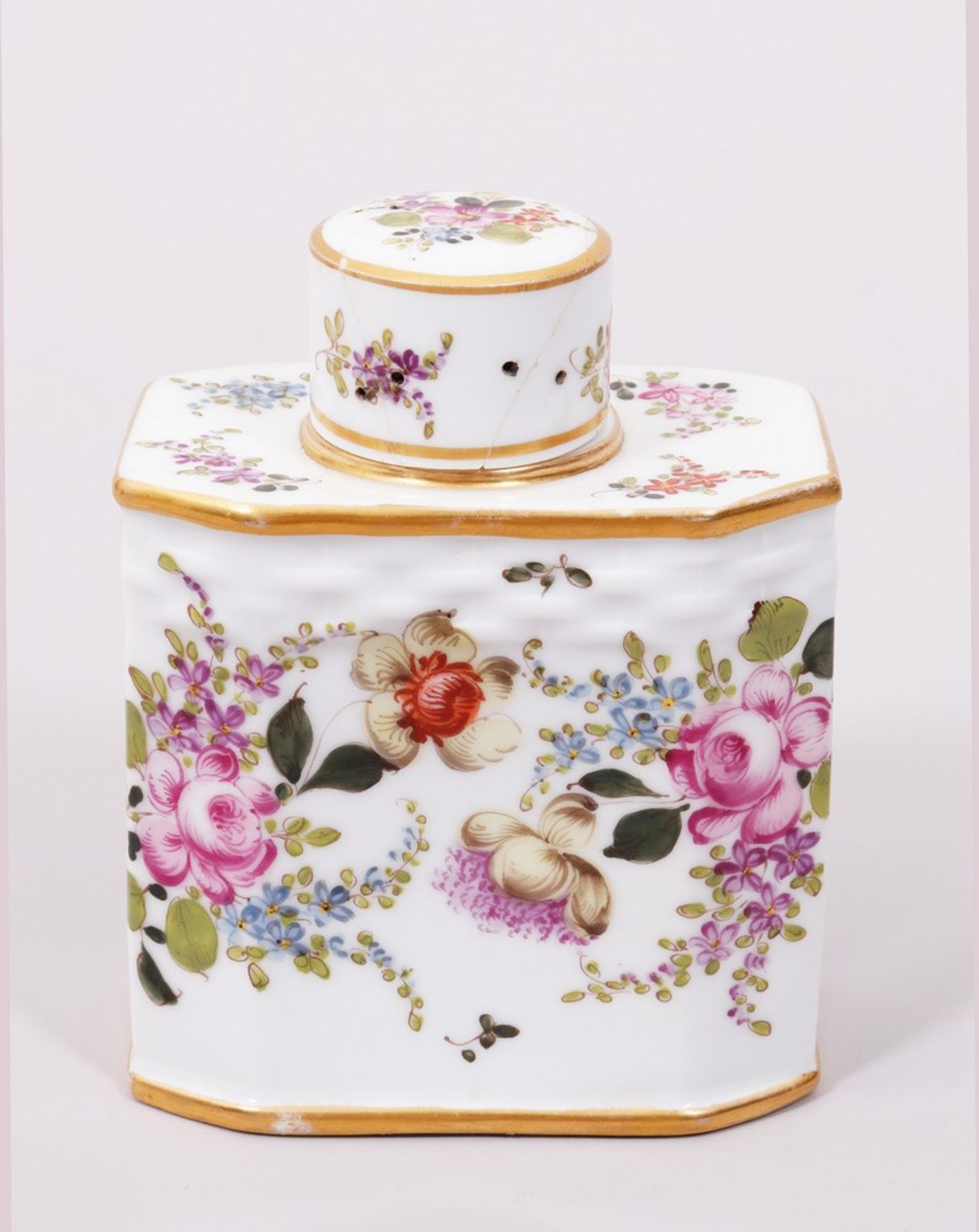 Tea caddy, probably Bourdois & Bloch, Paris, 19th C.