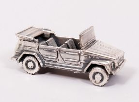 VW Kübelwagen, 925er Silber, Florenz - Italien, 2. Hälfte 20.Jh.