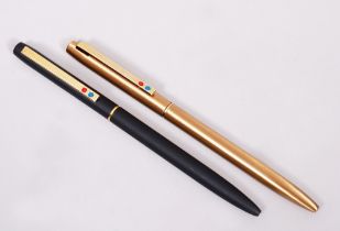 Paar 2 Farb-Kugelschreiber, Chromatic, USA, 2. Hälfte 20.Jh.
