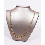 Curb chain/necklace, 333 gold, 20th C.