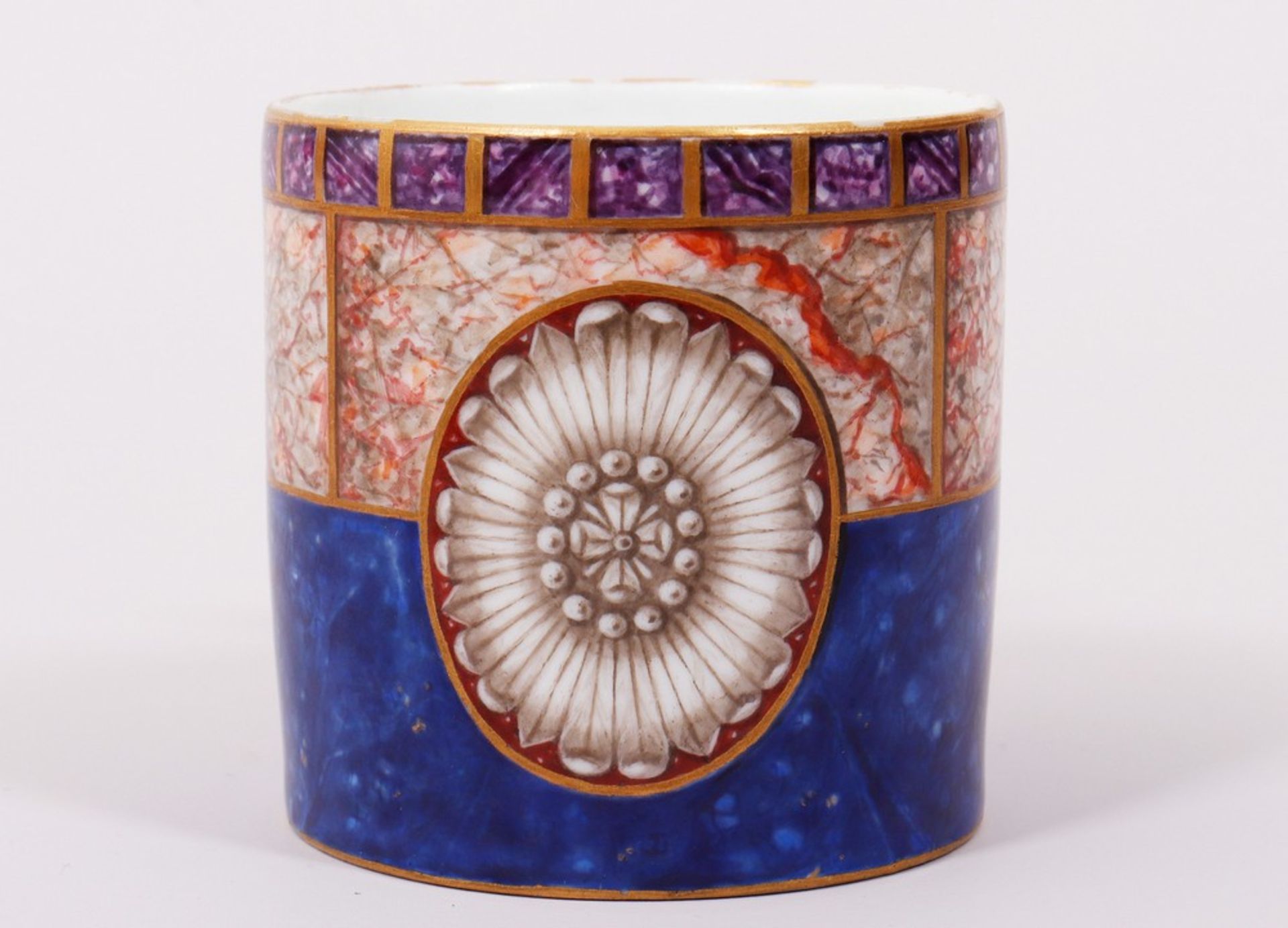 Empire cup with saucer, Meissen, Marcolini period, 1774-1814 - Image 3 of 7
