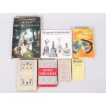 Mixed lot of specialist literature, silver, art, coins, 7 pieces.