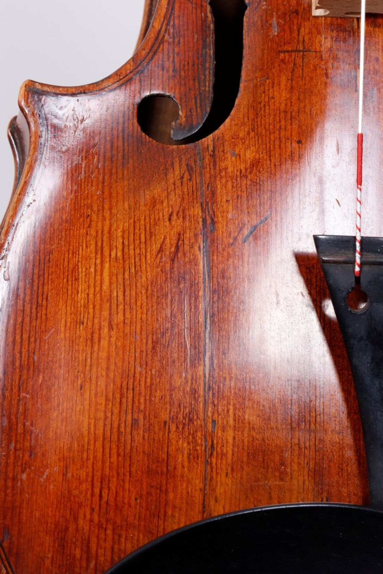 Geige, deutsch, wohl Füssener Schule, 2. Hälfte 18.Jh.  - Bild 14 aus 22