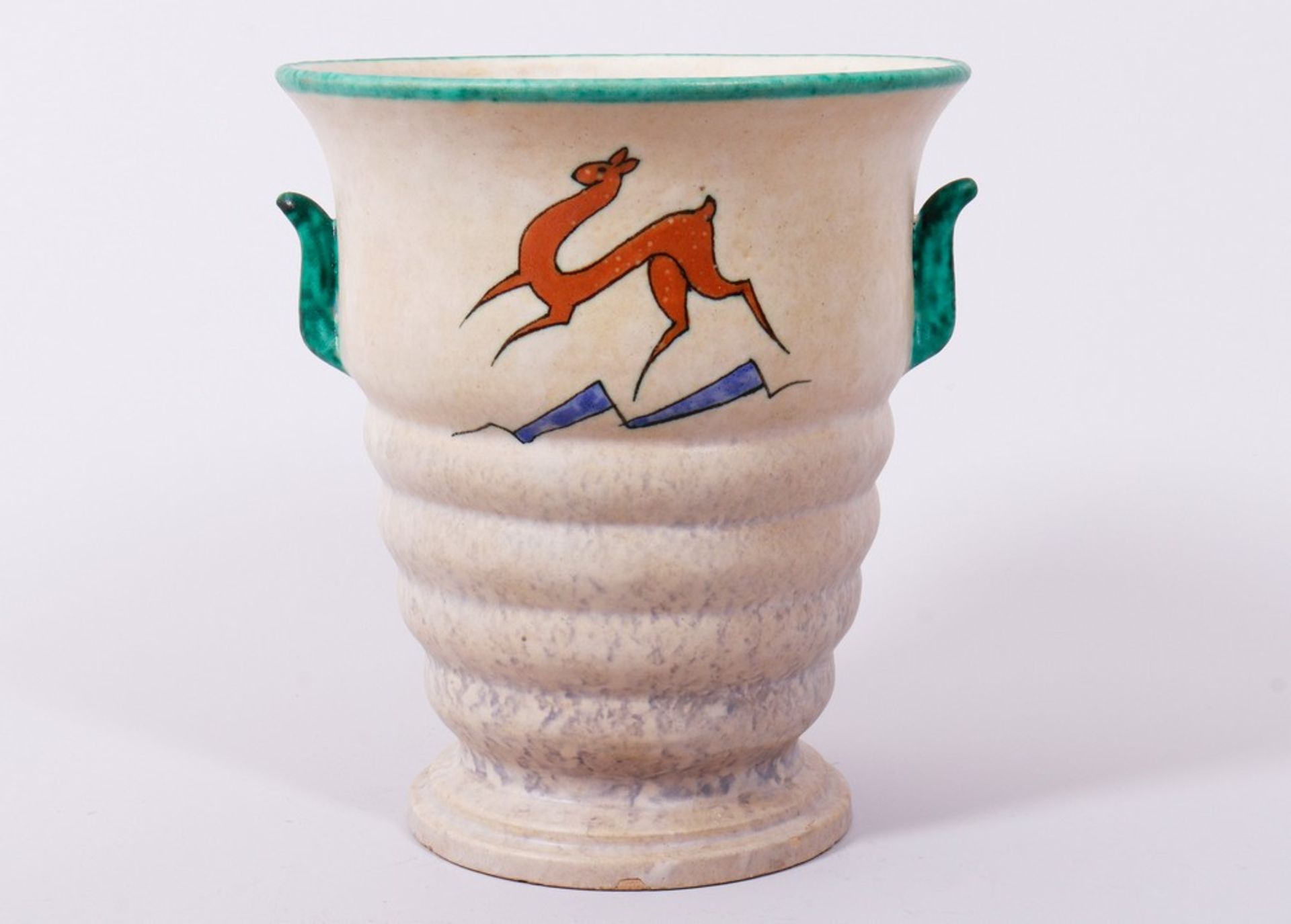Art Déco-Vase, Italien, 1. Hälfte 20.Jh.  - Bild 3 aus 4