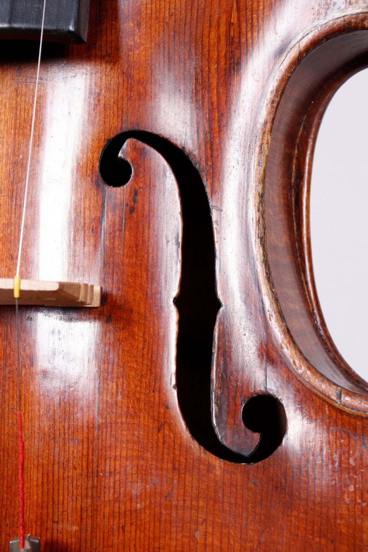 Geige, deutsch, wohl Füssener Schule, 2. Hälfte 18.Jh.  - Bild 13 aus 22