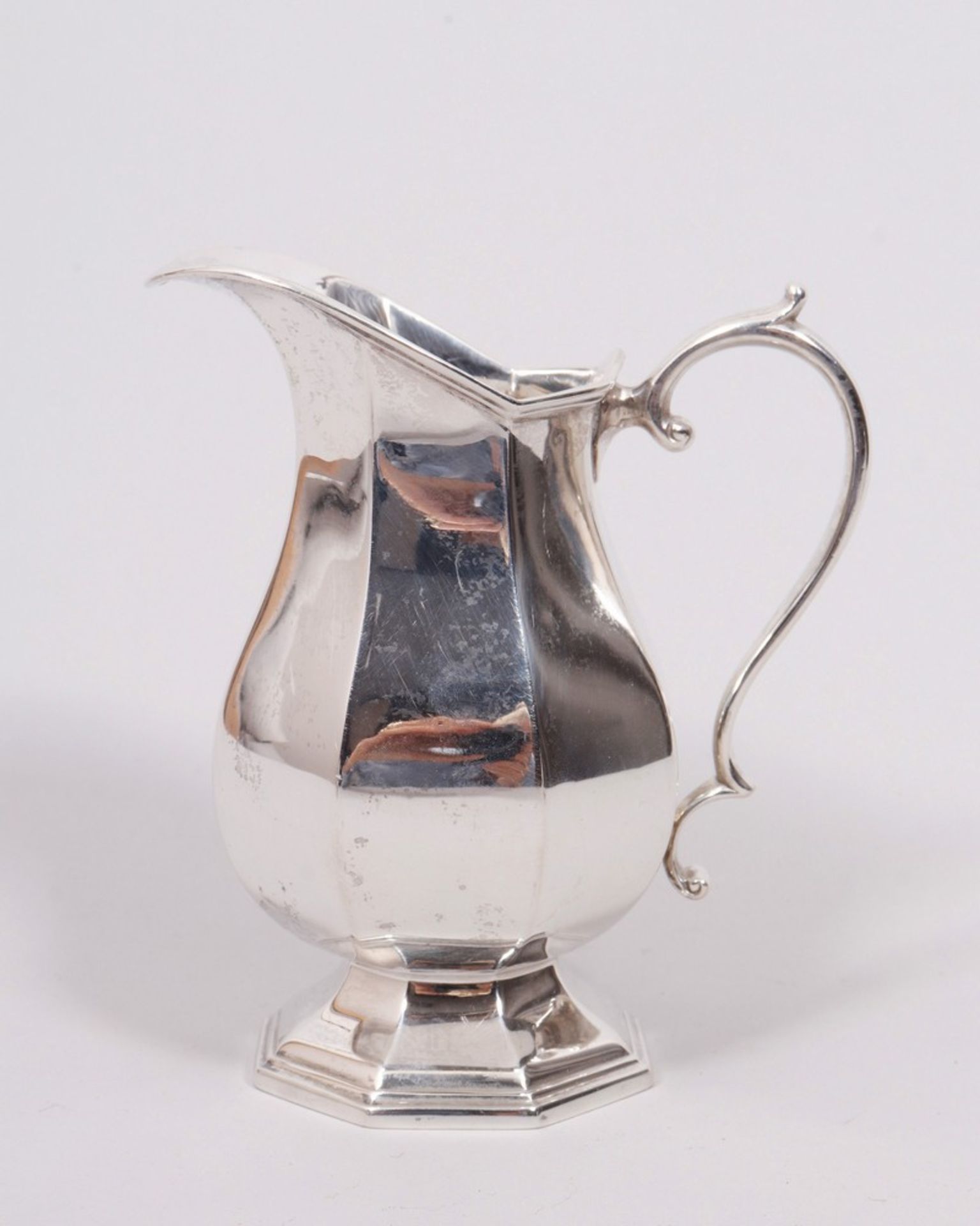 Teapot, creamer, sugar bowl, 925 silver, Mappin & Webb, Sheffield, c. 1920-21/1928-29 - Image 4 of 7