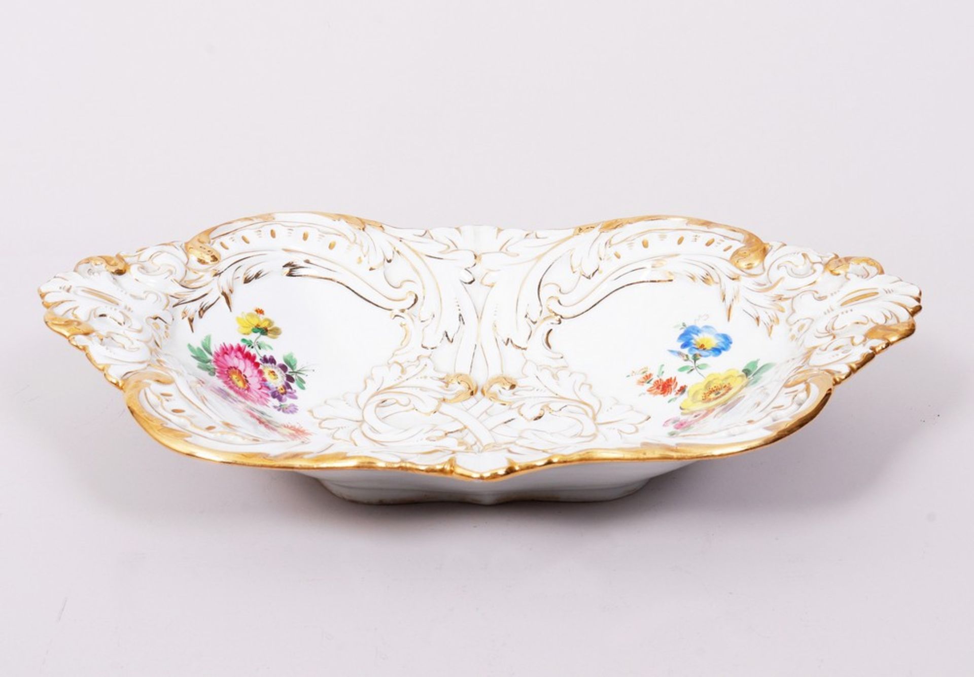 Bowl, Meissen, “Deutsche Blume” decor, c. 1900 (Knauf period)