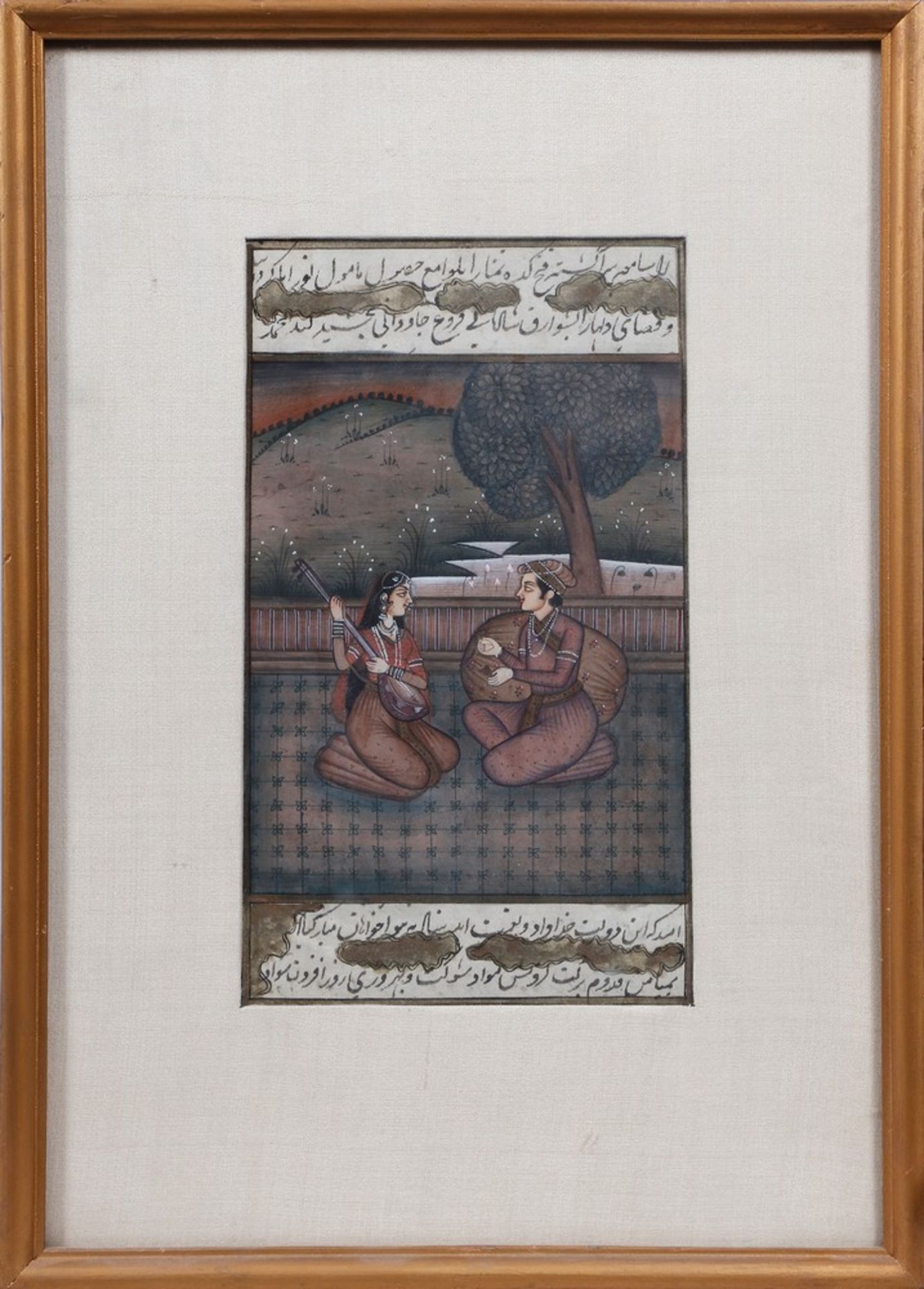 Miniatur-Malerei, Indien, wohl 19.Jh. 