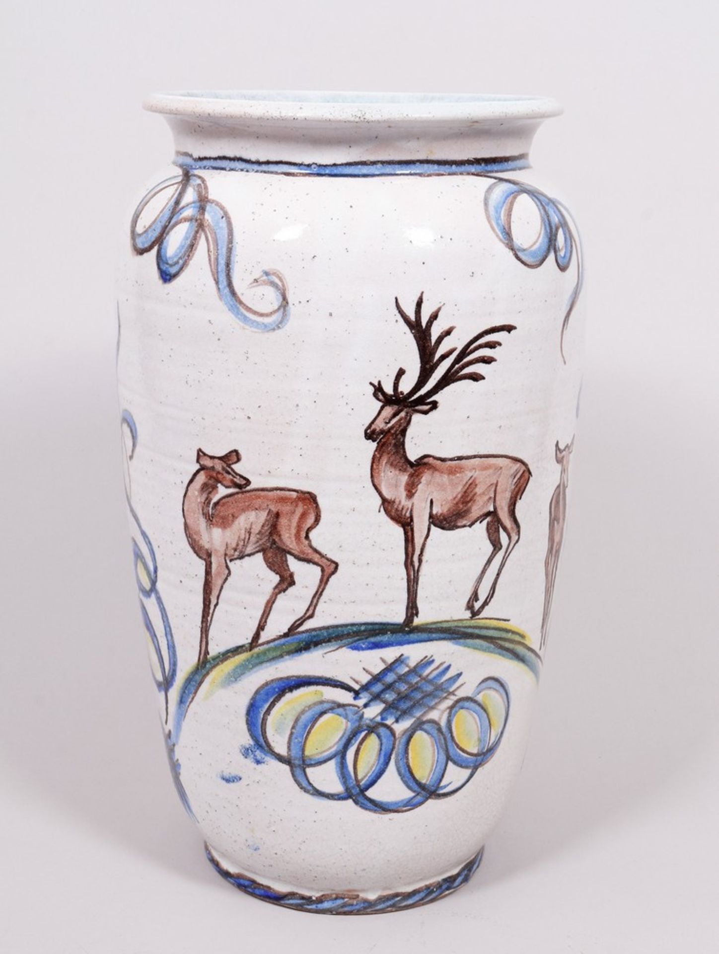 Große Bodenvase, Josef Königbauer, Keramische Werkstätte, München, 1920er Jahre  - Bild 3 aus 5