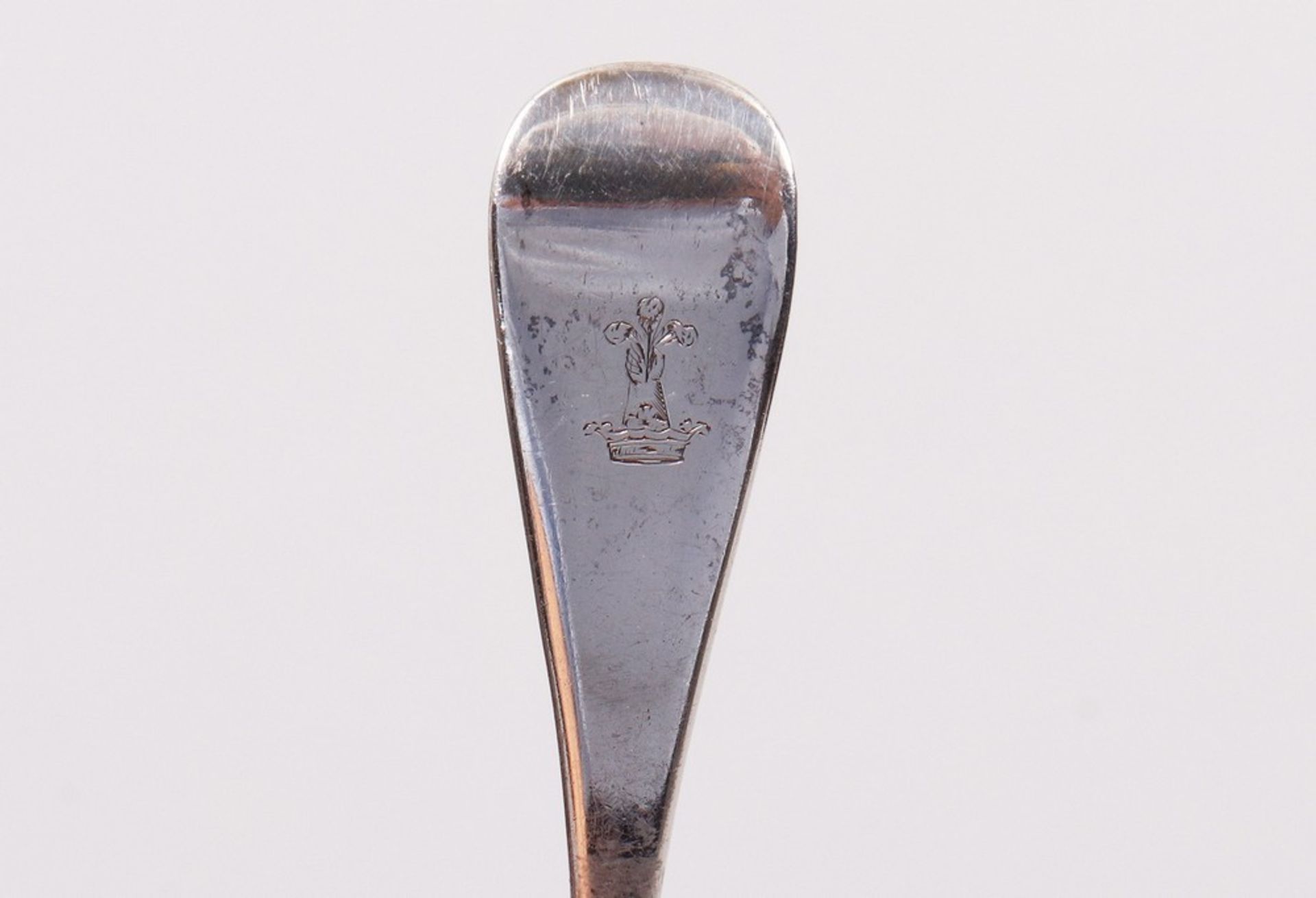 Sifting spoon, 925 silver, Charles Boyton, London, c. 1895 - Image 4 of 5