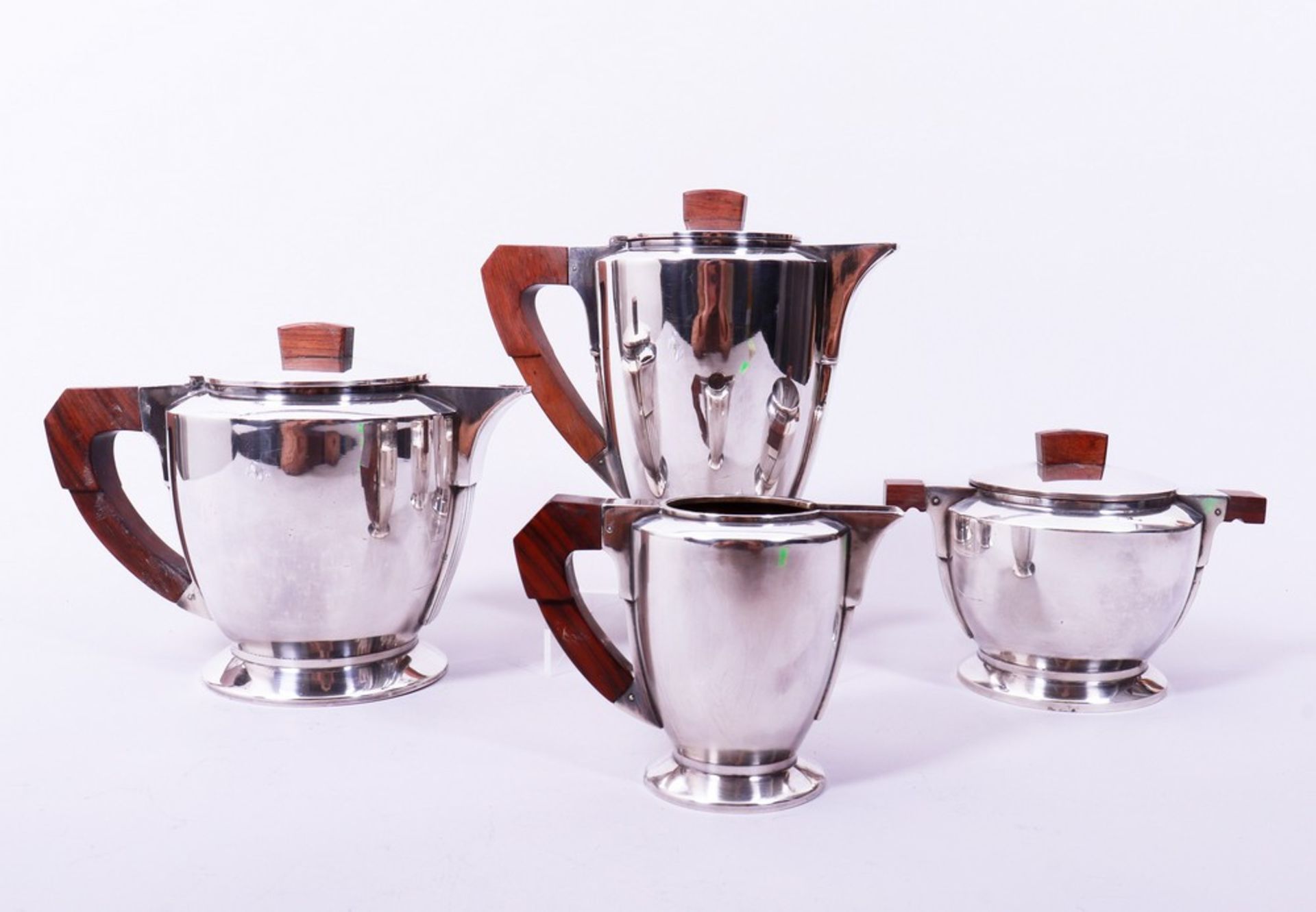 Art Deco coffee/tea set, silverplate, Christofle, France, 1st half 20th C., 4 pieces - Image 3 of 4