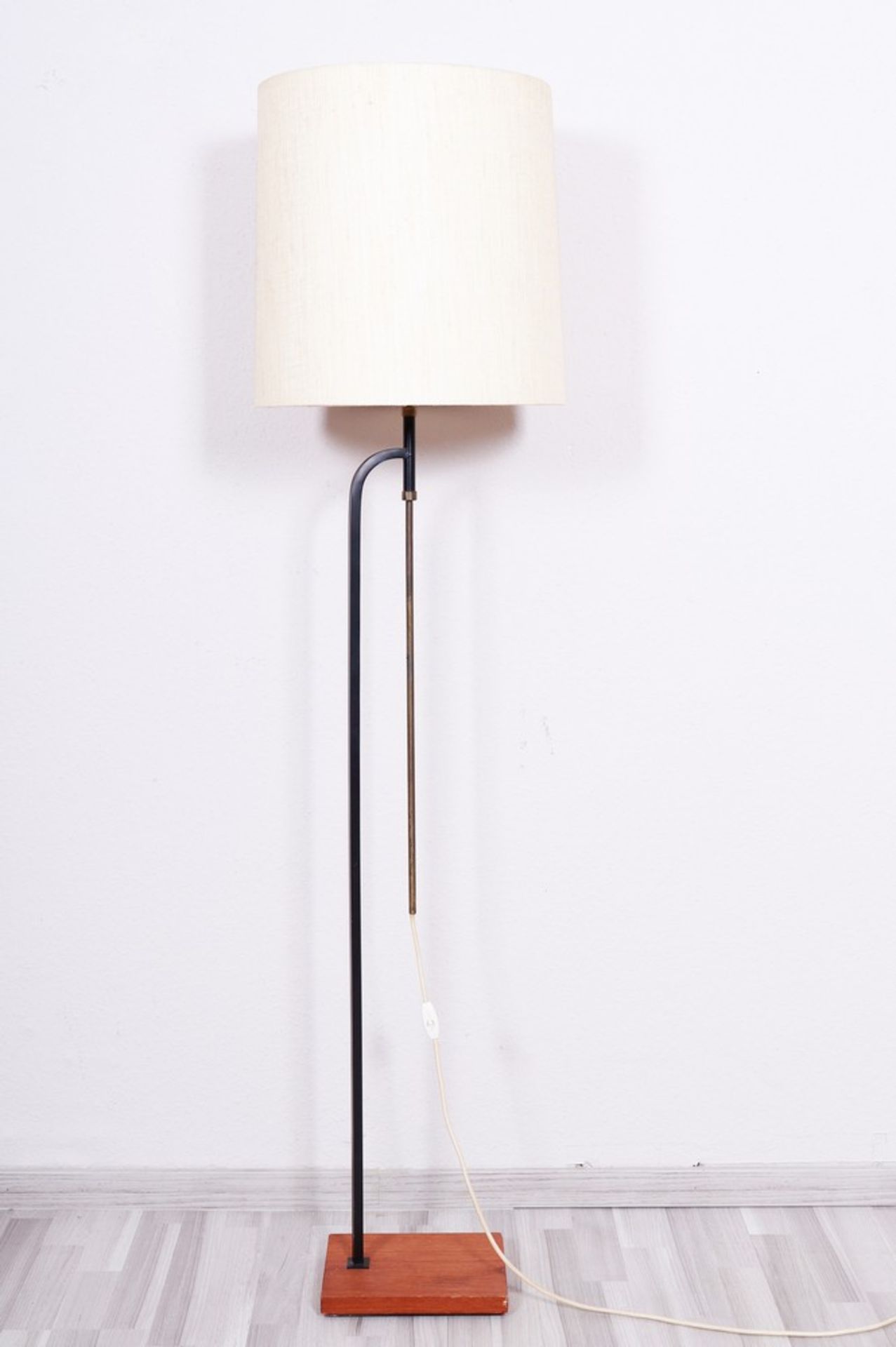 Floor lamp, probably German, c. 1960 - Image 3 of 3