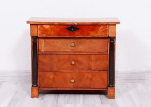 Biedermeier model chest of drawers, German, 1st half 19th C.