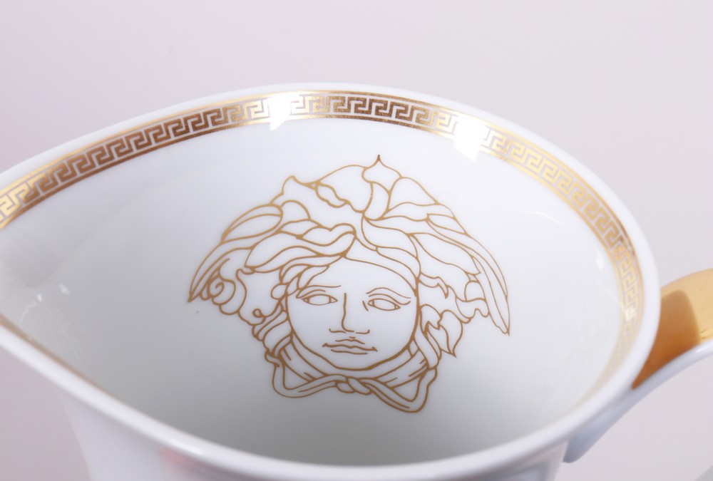 Coffee service, “Ikarus” shape design Paul Wunderlich/ “Gorgona” decor Gianni Versace for Rosenthal - Image 5 of 10