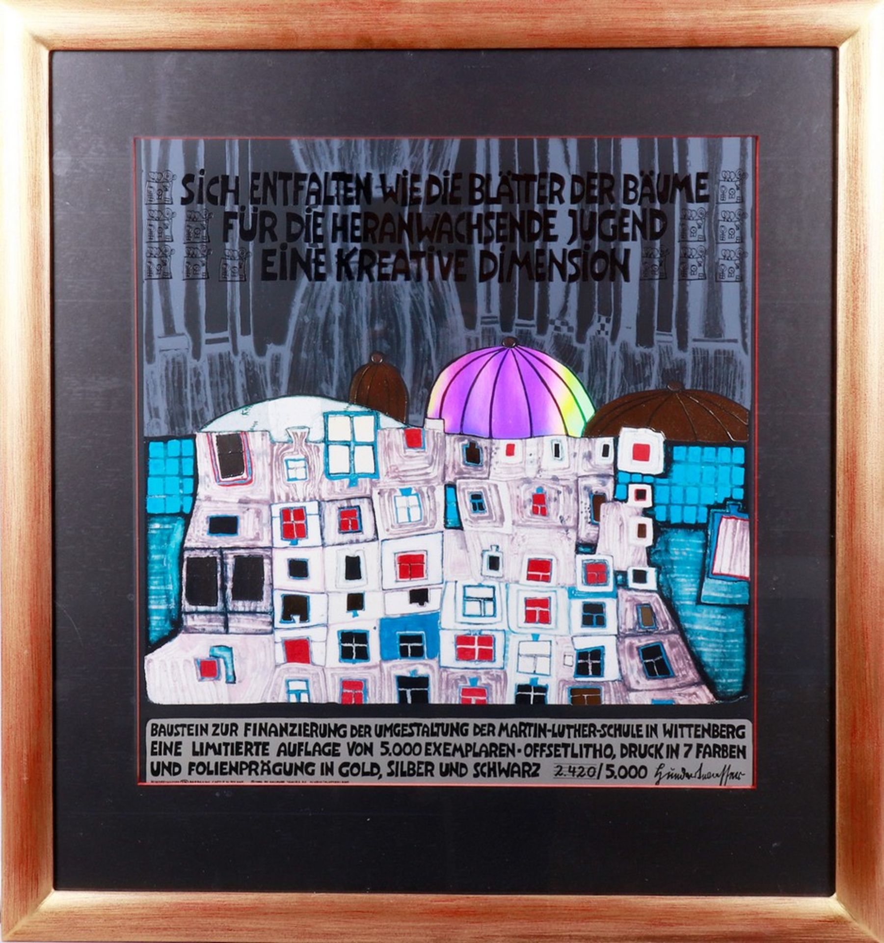 Friedensreich Hundertwasser (1928, Vienna - Brisbane, 2000)