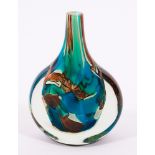 Studio glass vase, design Michael Harris, manufactured by Mdina, Malta, 1980s