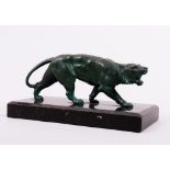 Small panther, anonymous sculptor (probably France, c. 1920)