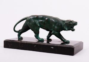 Kleiner Panther, anonymer Bildhauer (wohl Frankreich, um 1920)