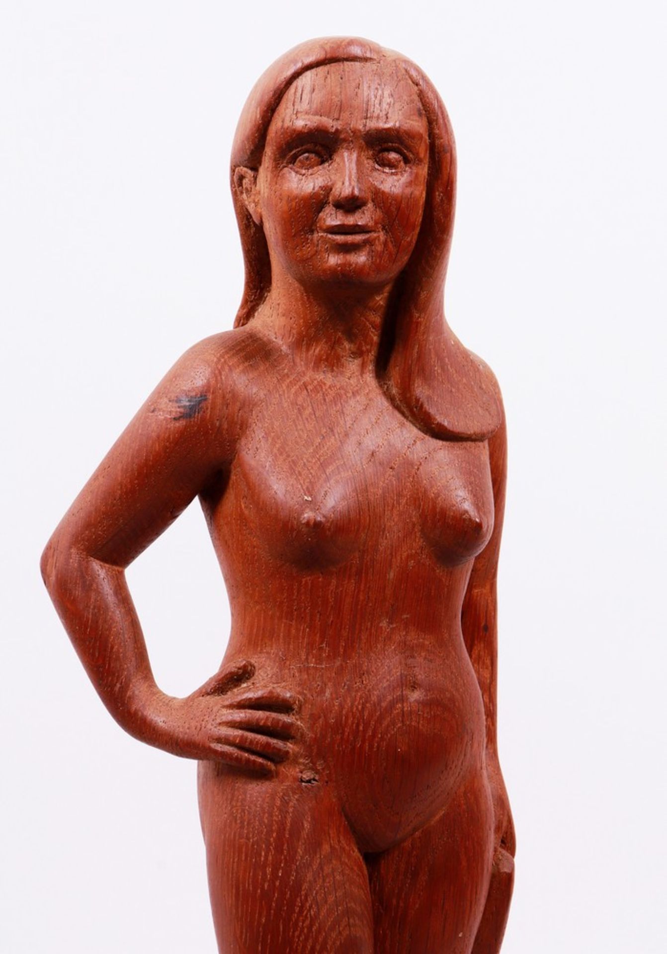 Standing female nude, probably Denmark, mid-20th C. - Image 2 of 6