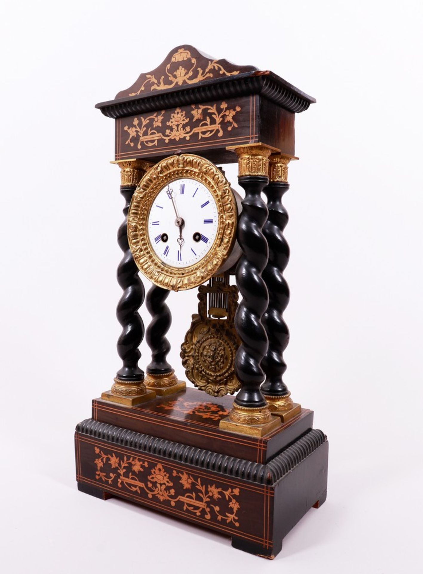 Portal clock, France, probably 1st half 19th C. - Image 4 of 6