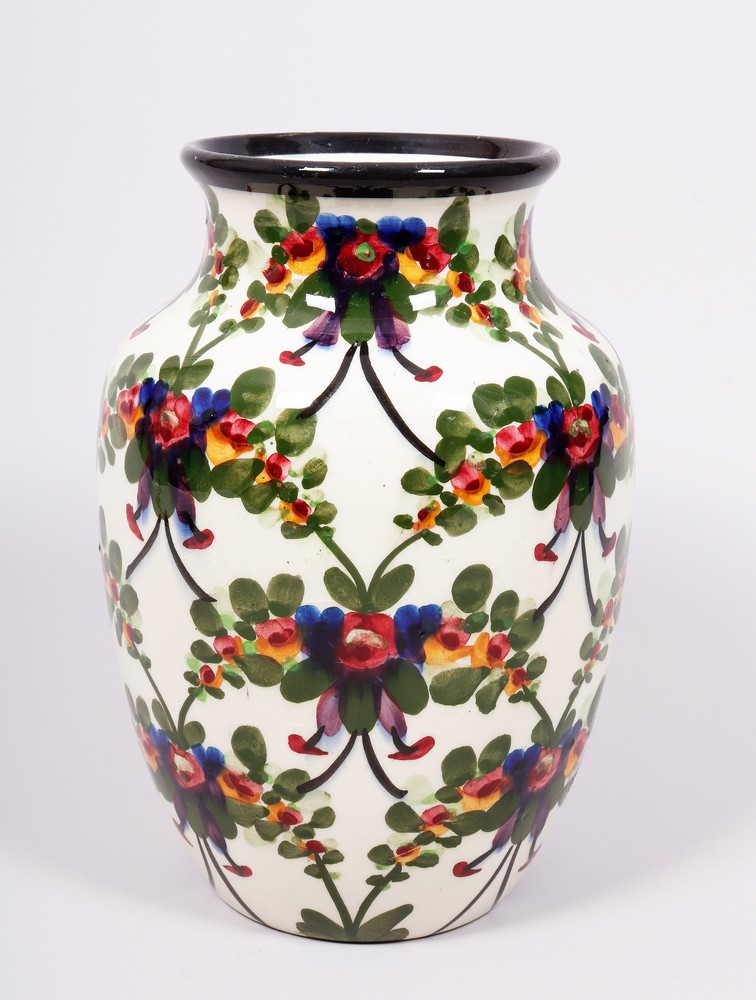 Art Nouveau majolica vase, Elmshorn, 1st half 20th C. - Image 3 of 4