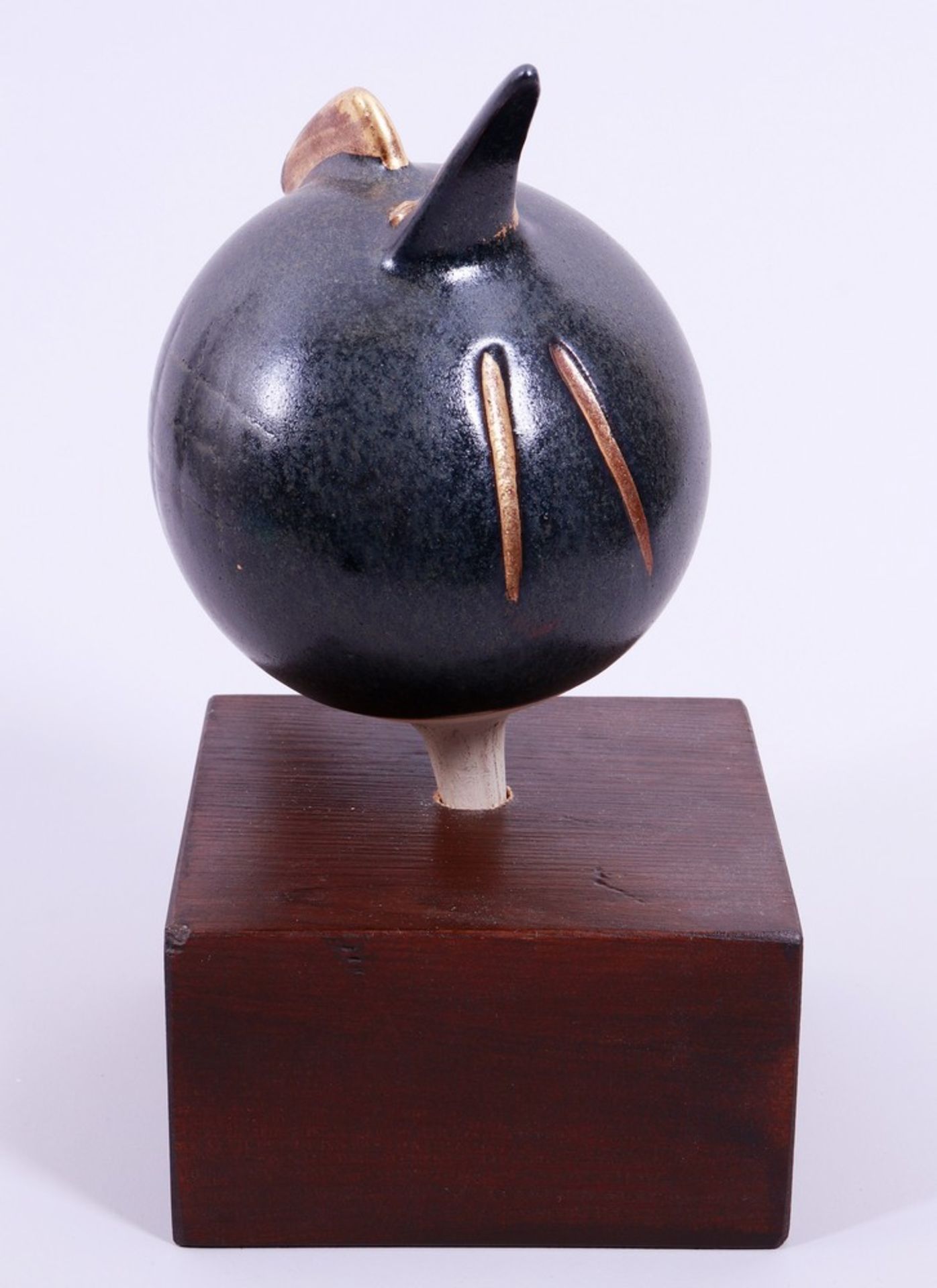Stylized bird, unknown ceramist, 21st C. - Image 2 of 3