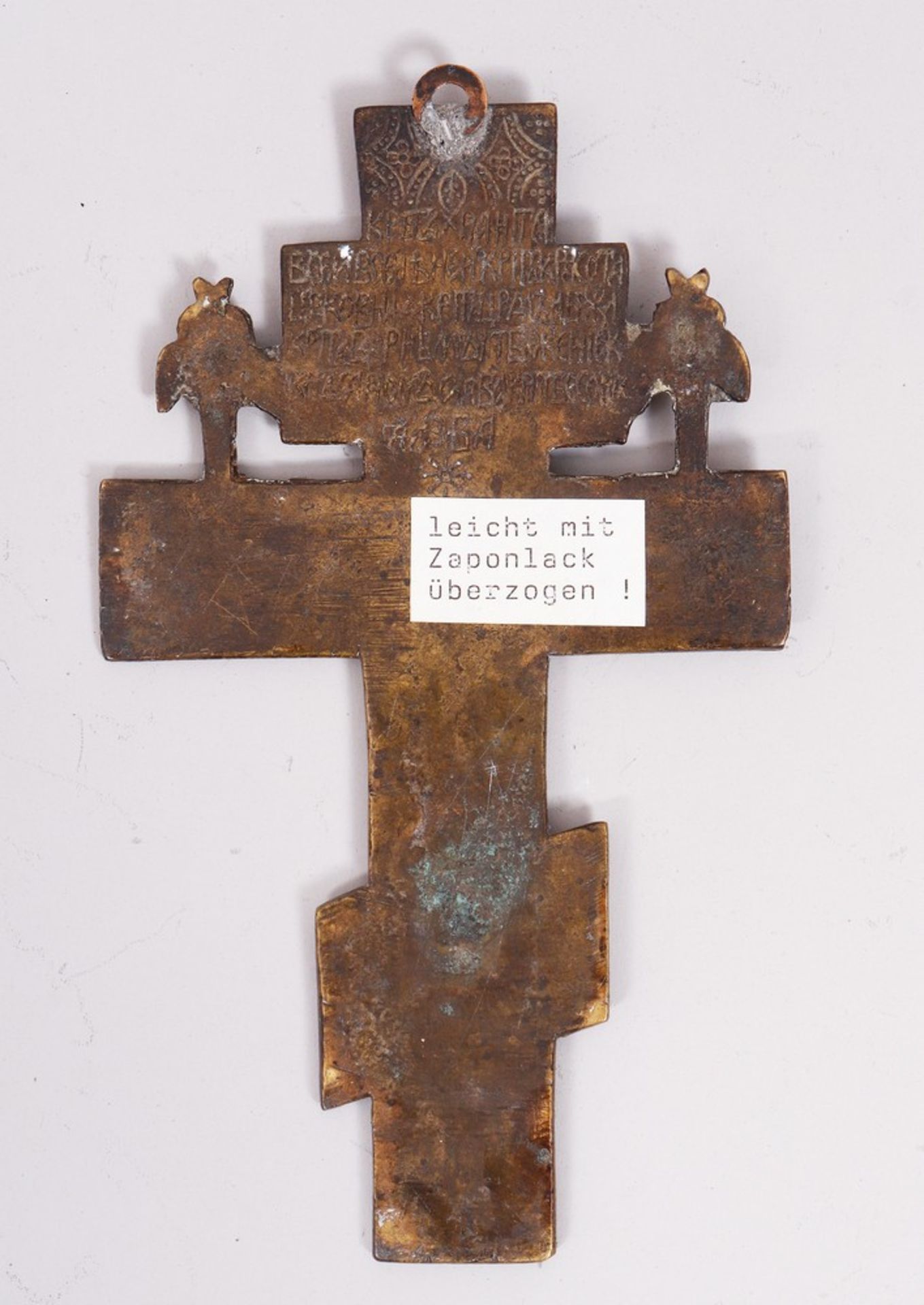2 orthodoxe Segenskreuze, Russland, wohl 18.Jh. - Bild 9 aus 9
